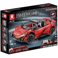 Конструктор Reobrix Суперкар Spider 675Lt 11002-D