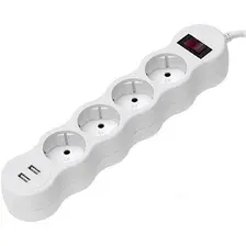 Сетевой фильтр Maxvi SP-230A (3м, белый)