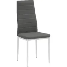 Стул Mio Tesoro Джия DC-060KD (серый/белый)