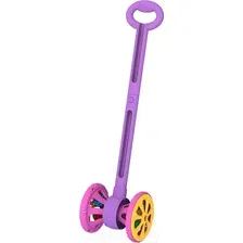 Игрушка-каталка Нордпласт С шариками / 760 (фиолетовый/розовый)