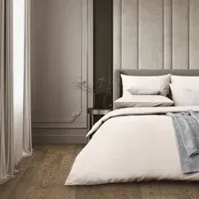 Комплект постельного белья Verossa Stripe Antique White 1.5сп VRT 1588 70243 ST13 23