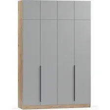Шкаф Soma Lord Black 160x240 (дуб крафт золотой/серый)