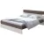 Кровать PROxSON Milton 120x200 (ясень шимо темный/дуб шамони светлый 124)