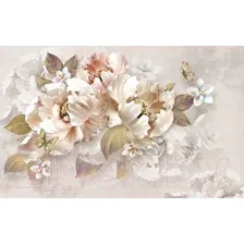 Фотообои листовые Vimala 3D Сюжет с цветами (270x400)