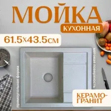Мойка кухонная Saniteco Fortis (бежевый)