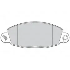 Тормозные колодки дисковые передняя ось VALEO 301547