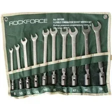 Набор ключей RockForce RF-5010R (10 предметов)