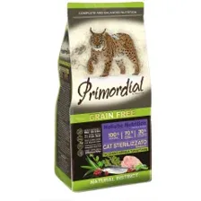 Сухой корм для стерилизованных кошек беззерновой PRIMORDIAL Neutered Turkey&Herring 6 кг 