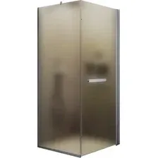 Душевой уголок MaybahGlass MGY-1350-5 (сатин стекло/хром матовый)