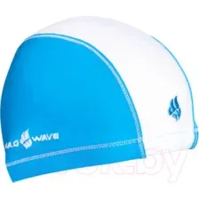 Шапочка для плавания Mad Wave Lycra Doutone (голубой)