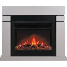 Каминокомплект Смолком Lindos MB/JUP/SYM26 Moonblaze Deluxe-S BL LT (кашемир/черный)