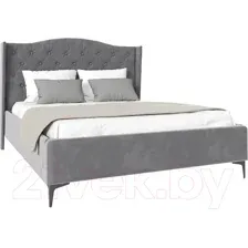 Каркас кровати НК Мебель Tango 180x200 / 72307361 (велюр светло-серый)