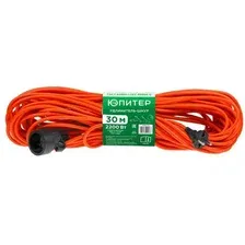 ЮПИТЕР JP8401-03 Удлинитель-шнур 30м (1 роз., 2,2кВт, б/з, ПВС 2х1) (садовый) (ЮПИТЕР)