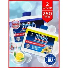 Очиститель для посудомоечной машины 2шт (Finish 250мл + Finish Lemon 250мл)