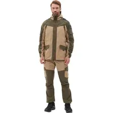 Костюм Huntsman Горка-Люкс Хаки/Песок Nylon Cotton Рип-Стоп (р.56-58/170-176)