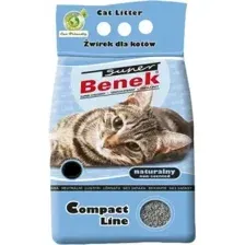Наполнитель для туалета Super Benek Compact 20л (натуральный)