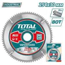 Диск пильный по алюминию D 254х30мм 80T TOTAL TAC233728