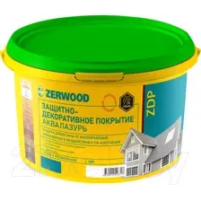 Защитно-декоративный состав Zerwood ZDP Аквалазурь (5кг, дуб)