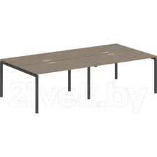Комплект письменных столов Norden 320x143.8x75 / SG.256.OD.44.AN (антрацит/дуб темный)