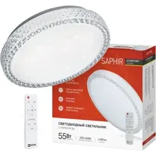 Светильник светодиодный 125 Вт 3000-6500K IN HOME Comfort Saphir с пультом ДУ  