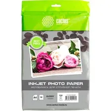 Фотобумага CACTUS Глянцевая A4 150 г/м2 50 листов CS-GA415050ED