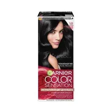 Крем-краска для волос GARNIER Color Sensation, тон 1.0 Черный, 110 мл