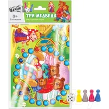 Настольная игра Русский стиль Бродилка в пакете Три медведя / RS-07117