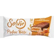 Набор протеиновых батончиков Solvie Protein Barre Арахис и соленая карамель (24x50г)