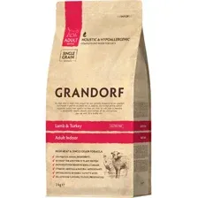 Grandorf Adult Indoor (ягненок, индейка), 2 кг