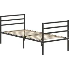 Кровать Домаклево Металика Г3+Г3 90x200 (черный)