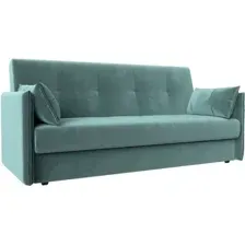 Диван Лига диванов Лига-018 117837 (велюр бирюзовый)