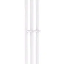 Полотенцесушитель Маргроид Ferrum Inaro СНШ 100*6*12 Белый матовый, скрытого монтажа, таймер справа (6 крючков)
