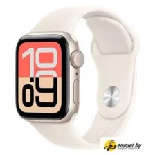Умные часы Apple Watch SE 3 GPS 40mm / MEH34 (звездный свет/звездный свет спортивный ремешок S/M)