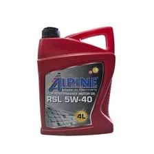Моторное масло Alpine RSL 5W-40 4л
