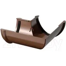 Угол желоба Технониколь ТН D125/82 90 градусов (коричневый)