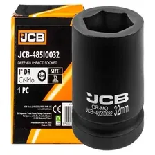 JCB - Головка ударная глубокая 32мм (6гр.), 1' / JCB-48510032