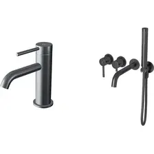 Комплект смесителей Oliveeka OL-889017+88139017-BGM