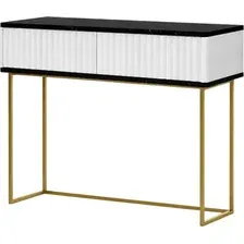 Туалетный столик Shtabe Royal 5011 эко (мрамор неро/золото)