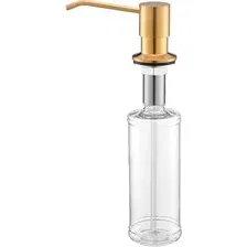 Дозатор для моющего средства Paulmark Rein D002-BG (золото/брашированное золото)