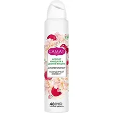 Дезодорант-спрей Camay Миндаль и цветы вишни (200мл)