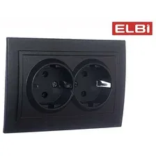 Розетка El-Bi Zena / 500-011120-907 (дымчатый)