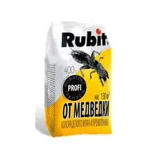 Гранулы от вредителей Rubit Рофатокс от медведки колорадского жука и проволочника 400 г