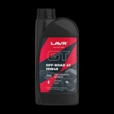 Моторное масло для мотоциклов GT OFF ROAD 4T 10W-40 SM LAVR MOTOLINE, 1 л / Ln7723