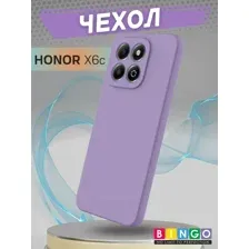 Бампер Bingo Liquid TPU для HONOR X6c Фиолетовый