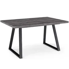 Стол обеденный DikLine ZB120 Black, сосна пасадена