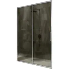 Душевая дверь MaybahGlass 195x120 MGD-1542-5 (бронза матовая стекло/хром матовый)