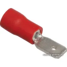 Разъем плоский IEK Рпим URP10-D15-D17-4 (красный)