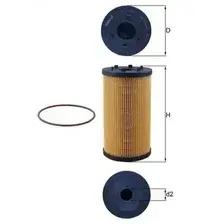 Фильтр масляный KNECHT OX 1306D