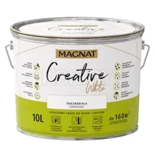 Краска в/д внутр. MAGNAT Creative White интерьерная белая, 10 л РП