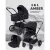 Универсальная коляска MOWbaby Amber MB068 (3 в 1, черный)